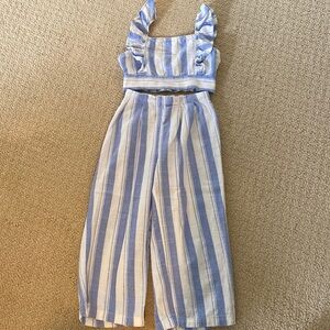 Olivia Kay striped cotton two piece set